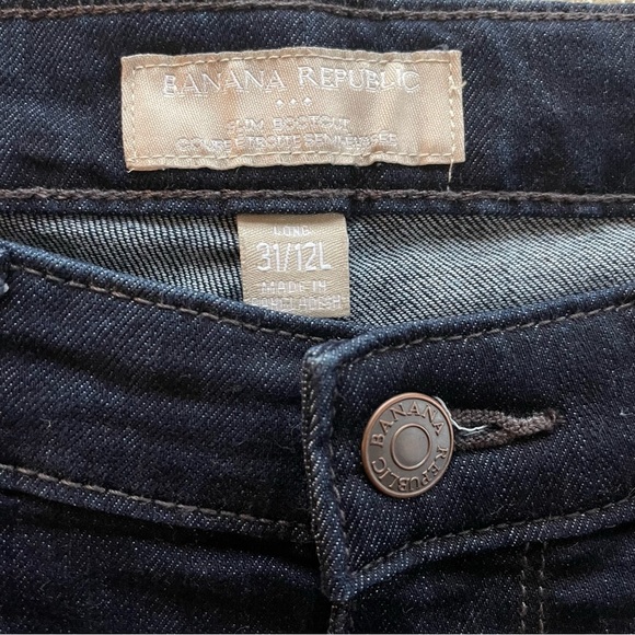 Banana Republic Dark Blue Boot Cut Jeans - Picture 8 of 15